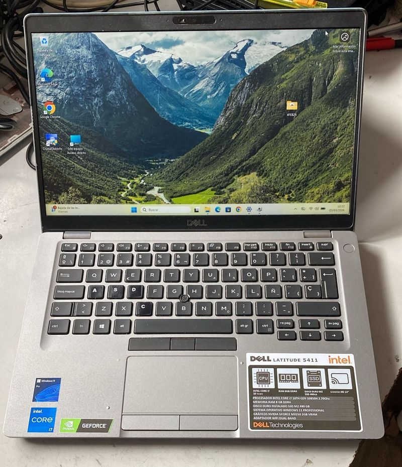 Dell 5411 i7 10th Gen CON GRÁFICA NVIDIA afbeelding 4