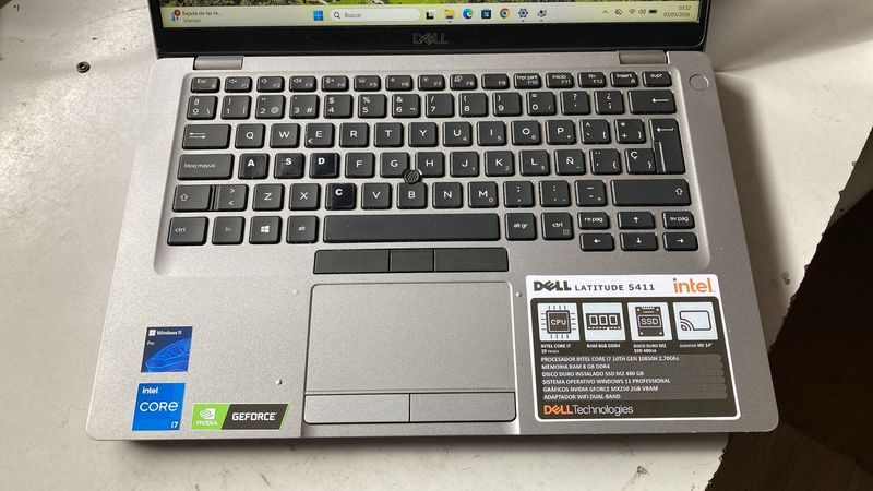 Dell 5411 i7 10th Gen CON GRÁFICA NVIDIA afbeelding 9