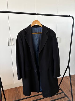 Gabardina Cortefiel Azul Marino