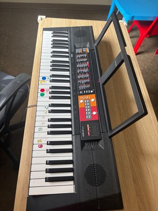 Teclado Piano Infantil con Pegatinas