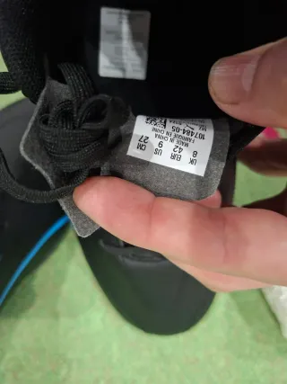 Zapatillas Puma Fútbol Negras y Azules