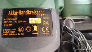 Sierra circular a batería