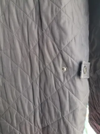 Chaqueta Barbour acolchada negra