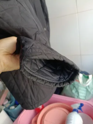 Chaqueta Barbour acolchada negra