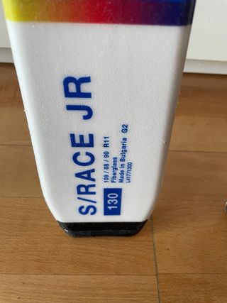 Esquís Salomon S/Race Jr 130cm + Fijaciones