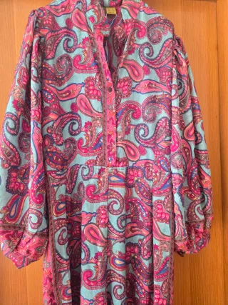 Mono largo estampado paisley