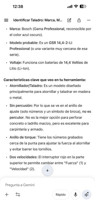 Taladro Bosch GSR 14,4-2-LI Professional