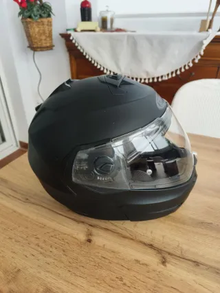 Casco de moto CABERG negro.Talla "L"