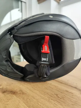 Casco de moto CABERG negro.Talla "L"