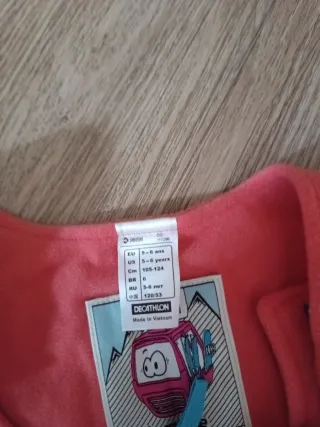 Mono de nieve infantil talla 5-6