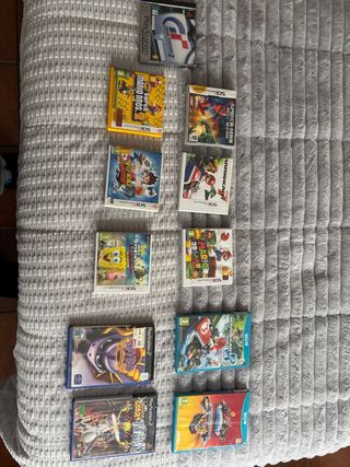 Colección Juegos Nintendo 3DS, Wii U, PS2