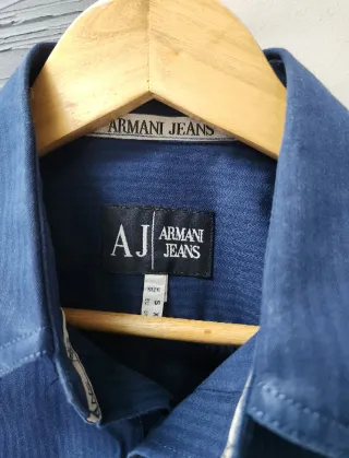 Camicia Armani Jeans Blu Taglia S ottime condizion