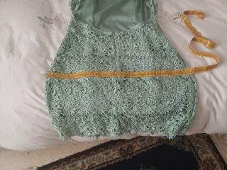 Vestido de celebración verde