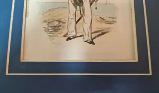 2 litografie con doppio passpartout del XIX secolo.