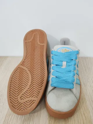 Adidas Campus Beige/Blu - Taglia 39.5