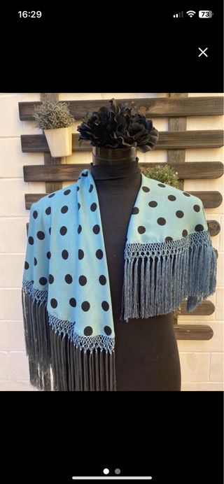 Mantoncillo Flamenca Lunares per adulti e bambini