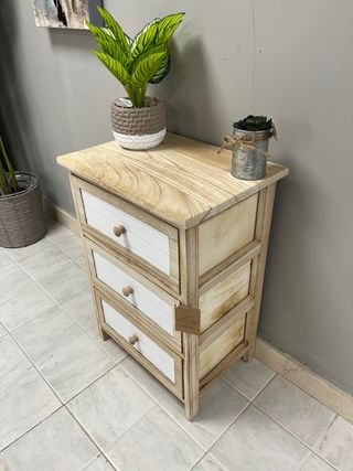 MESITA DE NOCHE/ENTRADA DE MADERA