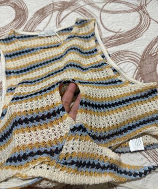 Top Bershka Verano Rayas Talla Única