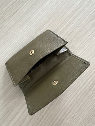 Portafogli Gusti Leder vera pelle verde oliva