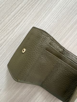 Portafogli Gusti Leder vera pelle verde oliva