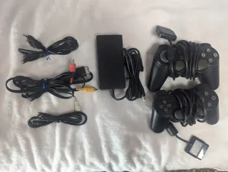 Consola PlayStation 2 Negra + 14 Juegos