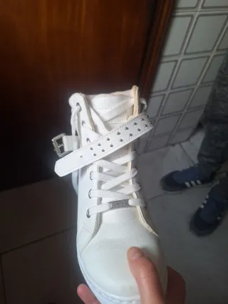 Botines blancos mujer talla 36