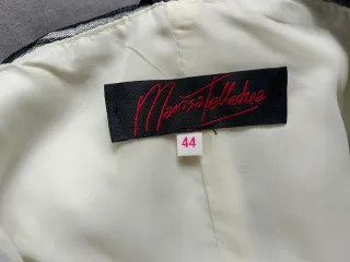 Vestido de fiesta negro y gris