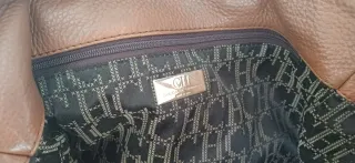 Bolso CH Carolina Herrera Marrón y Dorado