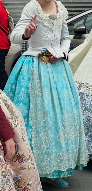 Traje fallera niña talla 9/10