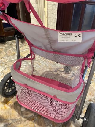 Carrito gemelar para muñecas Juguettos