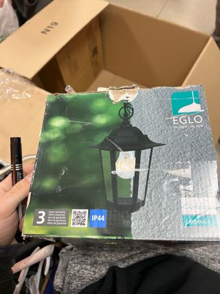 Lámpara Colgante Exterior EGLO Laterna 4