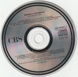 Sergio y Estibaliz - De Par en Par CD 1989