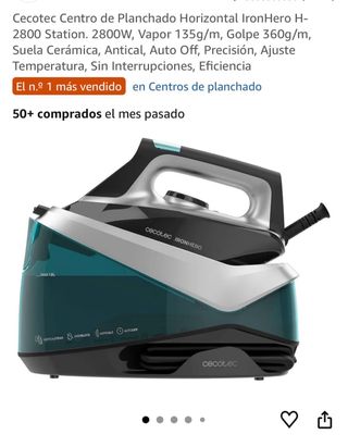 Cecotec IronHero H-2800 Centro Planchado