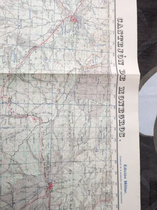 Mapa Militar Castejón de Monegros año 1951