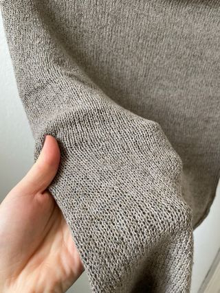 Falda midi Pull&Bear punto con abertura