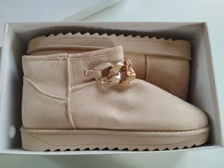 Scarpe donna foderate beige