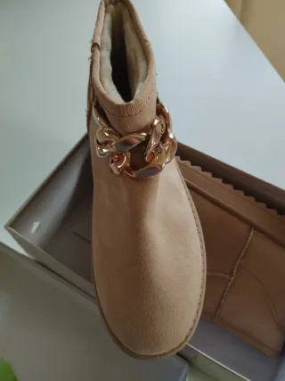 Scarpe donna foderate beige