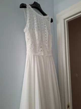 Vestido de Novia Encaje Blanco
