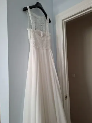 Vestido de Novia Encaje Blanco
