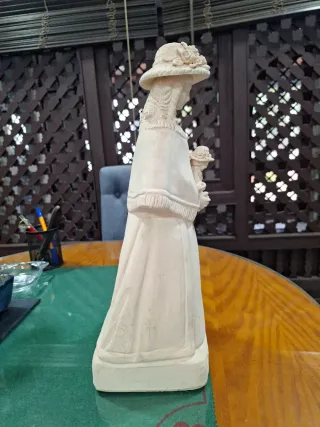 Virgen del Rocío terracota figura