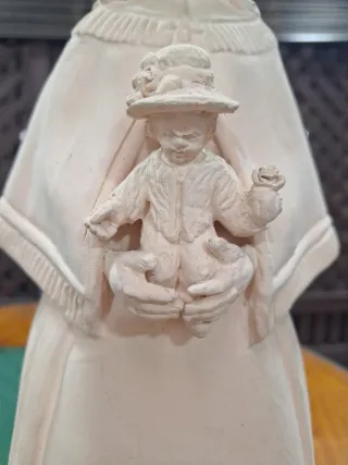 Virgen del Rocío terracota figura