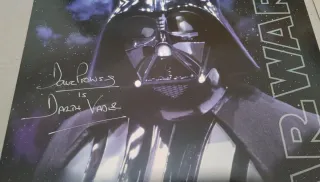 Star Wars: Darth Vader y Boba Fett firmados