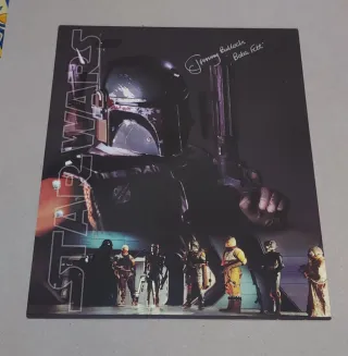 Star Wars: Darth Vader y Boba Fett firmados