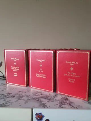 Lote 12 libros premio planeta edicion lujo