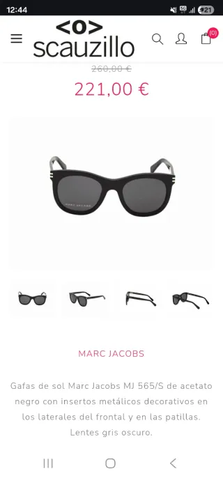 Gafas de Sol Marc Jacobs Mujer  modelo MJ 565/S