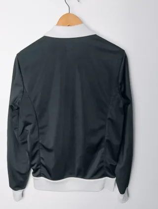 Sudadera Adidas Firebird Vintage Blanca Negra