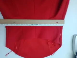 Top palabra de honor Zara Rojo Talla M