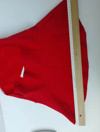 Top palabra de honor Zara Rojo Talla M
