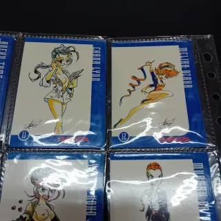 Lote 16 cards revista Super Manga 1995