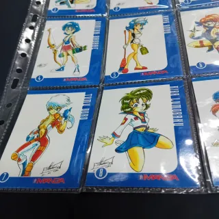 Lote 16 cards revista Super Manga 1995